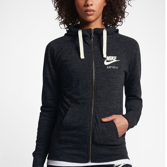 nike vintage drawstring hoodie
